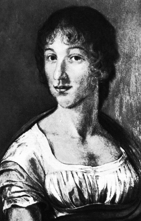 Евгения Андреевна Глинка, мать коипозитора. С портрета И. Вернера. 1803 г.